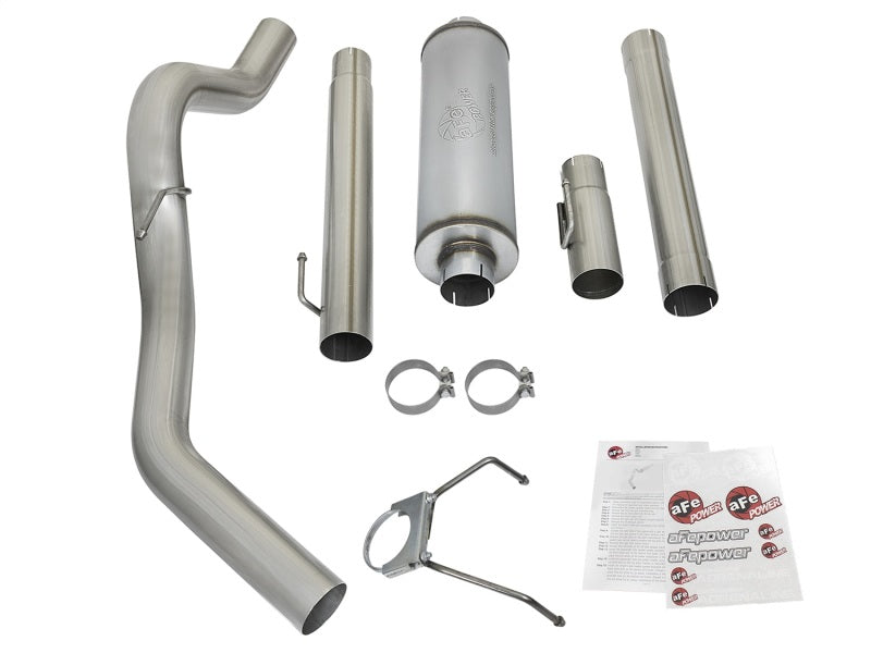 aFe LARGE Bore HD Exhausts Cat-Back SS-409 EXH CB Compatible with Dodge Diesel Trucks 03-04 L6-5.9L (td) 49-12005