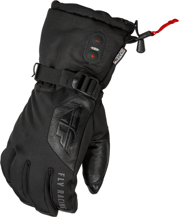 Fly Racing 2022 Ignitor Heated Snow Gloves (Black, X-Large)