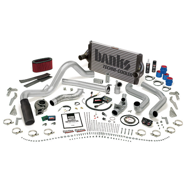 Banks Power 95.5-97 Ford 7.3L Auto PowerPack System SS Single Exhaust w/ Black Tip 48561-B
