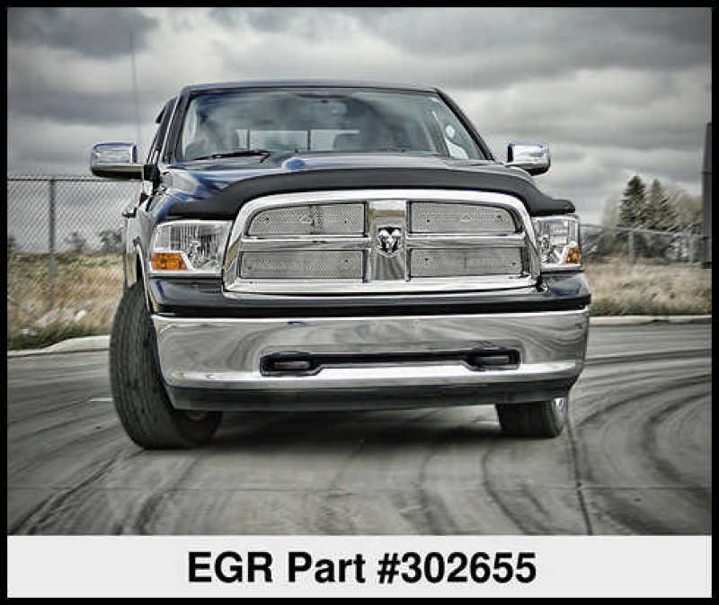 EGR 09-13 Compatible with Dodge Ram Pickup Superguard Hood Shield Matte (302655) 302655