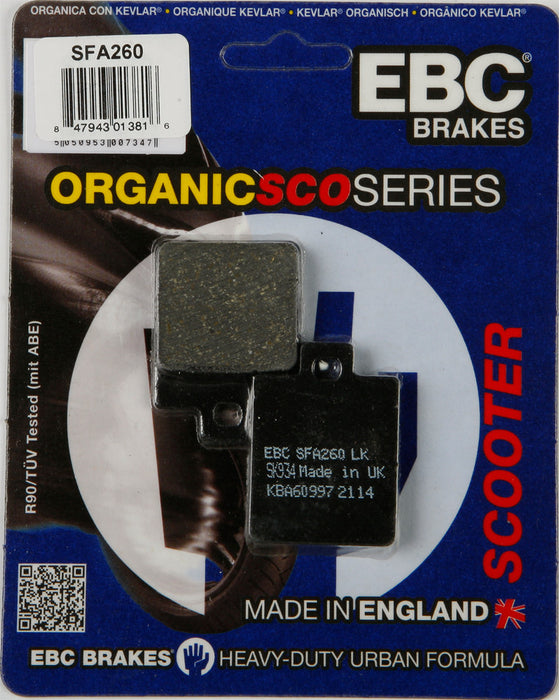 EBC Brakes SFA260 Standard Scooter Brake Pad