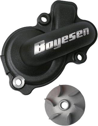 Boyesen WPK-45B Black Supercooler Water Pump Cover and Impeller Kit