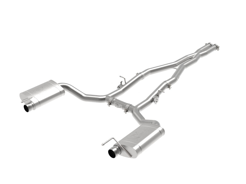 aFe MACH Force-Xp 3in 304 SS Cat-Back Exhaust 15-20 Compatible with Dodge Charger Hellcat V8-6.2L (sc) / 392 V8-6.4L 49-32070