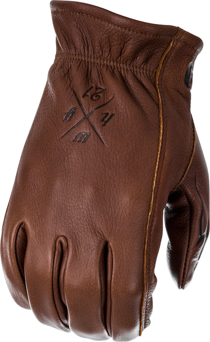 Highway 21 Men's Motorcycle Louie Gloves (Brown, 5X-Large)