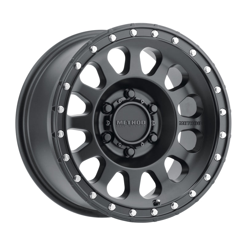 Method MR315 17x9 -12mm Offset 6x5.5 106.25mm CB Matte Black Wheel MR31579060512N