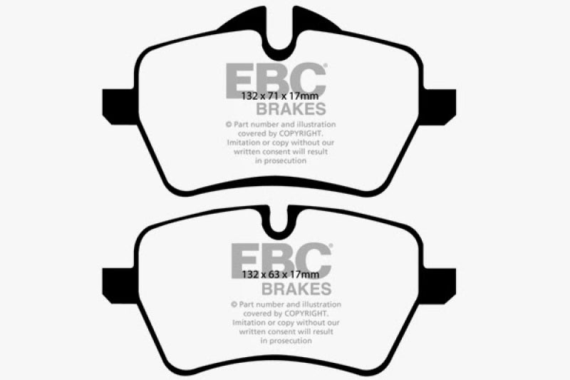 EBC 2007-2014 Mini Cooper S Hardtop (R56) 1.6L Turbo Bluestuff Front Brake Pads DP51789NDX