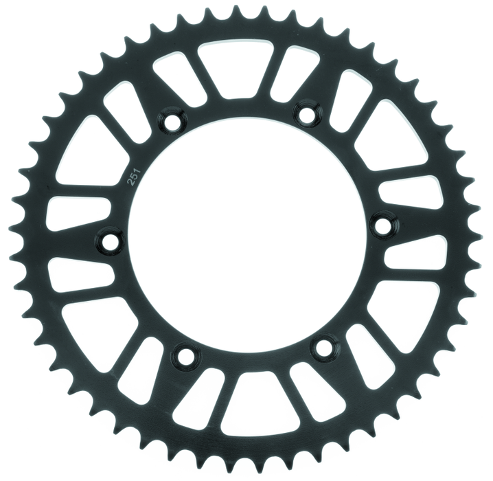 BikeMaster Yamaha Rear Steel Sprocket 520 51T Black 965124