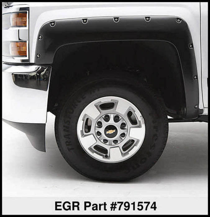 EGR 14+ Chev Silverado 6-8ft Bed Bolt-On Look Fender Flares Set 791574