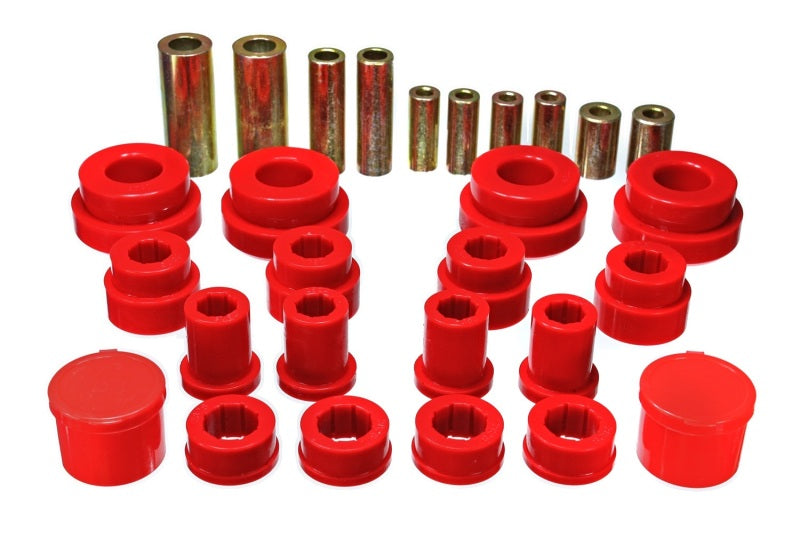 Energy Suspension 02-09 350Z / 03-07 Compatible with Infiniti G35 Red Front Control Arm Bushing Set 7.3121R