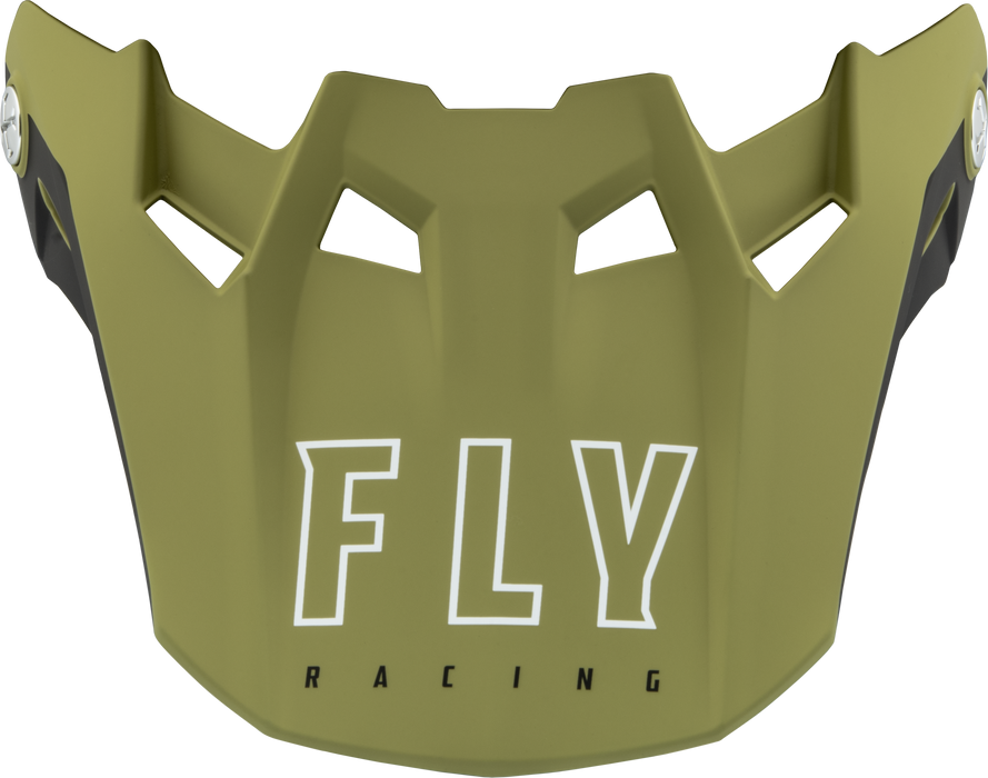 Fly Racing 73-47134S Formula Cc Centrum Visor Matte Olive Green/Black Yl/Sm