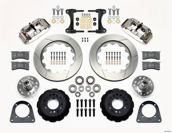 Wilwood Narrow Superlite 6R Front Hub Kit 14.00in Polished TCI-IFS 71-78 (Pinto Based) 140-13225-P