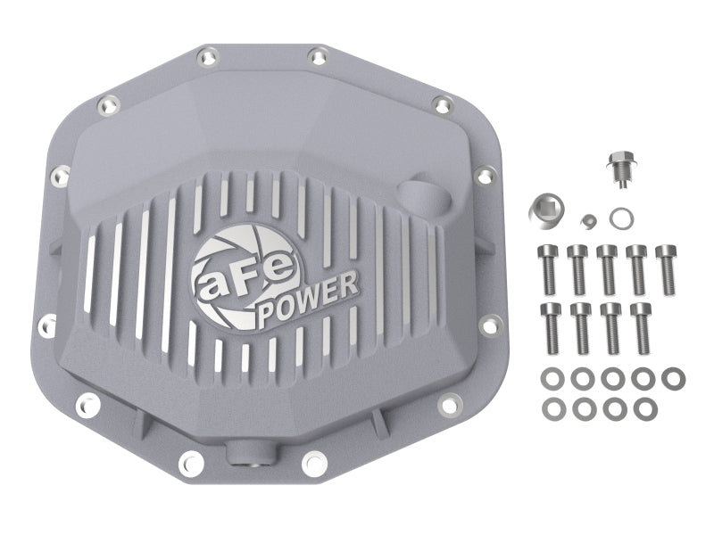 aFe 21-22 RAM 1500 TRX HEMI V8 6.2L(sc) Street Series Rear Differential Cover Raw w/ Machined Fins 46-71280A