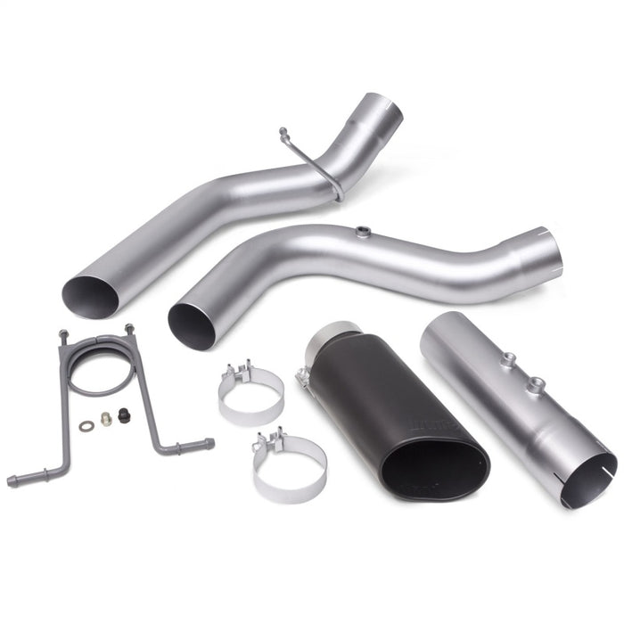 Banks Power 17+ GM Duramax L5P 2500/3500 Monster Exhaust System SS Single Exhaust w/ Black Tip 48947-B