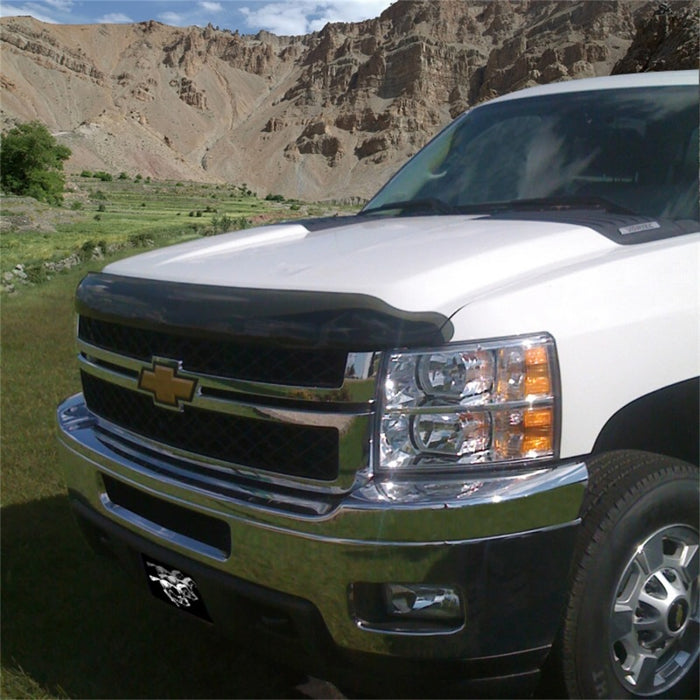 Stampede 2011-2014 Chevy Silverado 3500 Vigilante Premium Hood Protector Smoke 2048-2