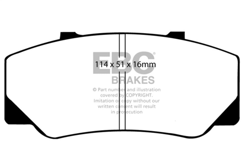EBC 91-94 Fits Nissan Sentra Se-R Ultimax Rear Brake Pads UD511