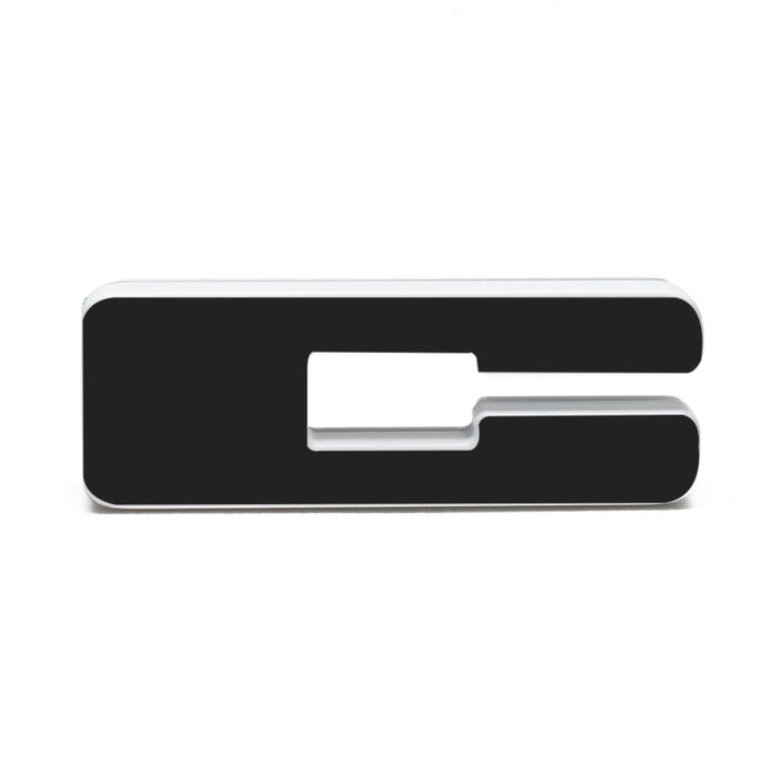 ORACLE Lighting Universal Illuminated LED Letter Badges Matte Blk Surface Finish C SEE WARRANTY 3141-C-005