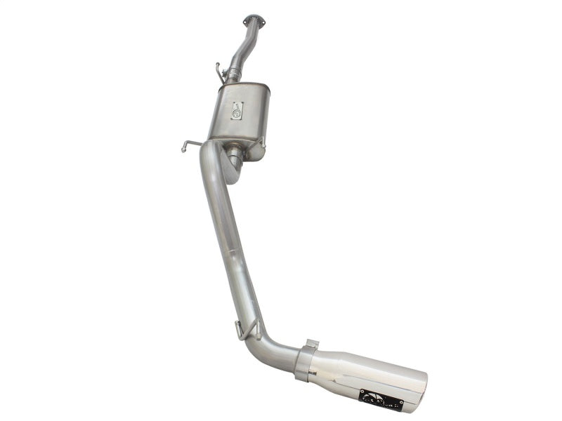 aFe MACH Force XP 2.5in Cat-Back Stainless Steel Exhaust w/Polished Tip Toyota Tacoma 13-14 2.7L 49-46024-P