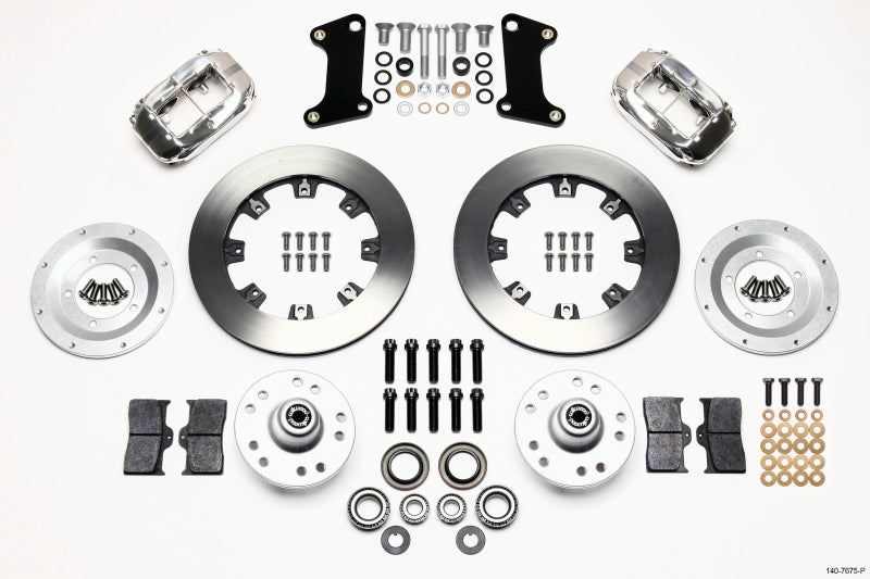 Wilwood Forged Dynalite Front Kit 12.19in Polished 67-69 Camaro 64-72 Nova Chevelle 140-7675-P