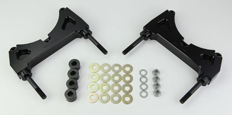 Wilwood Brackets (2) w/Mounting Kit SL4R P-Brake Kit 14in Rotor 249-9633L/R