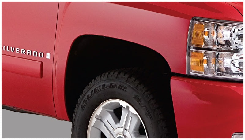 Bushwacker 07-13 Chevy Silverado 1500 Fleetside Extend-A-Fender Style Flares 4pc 69.3in Bed Black 40925-02