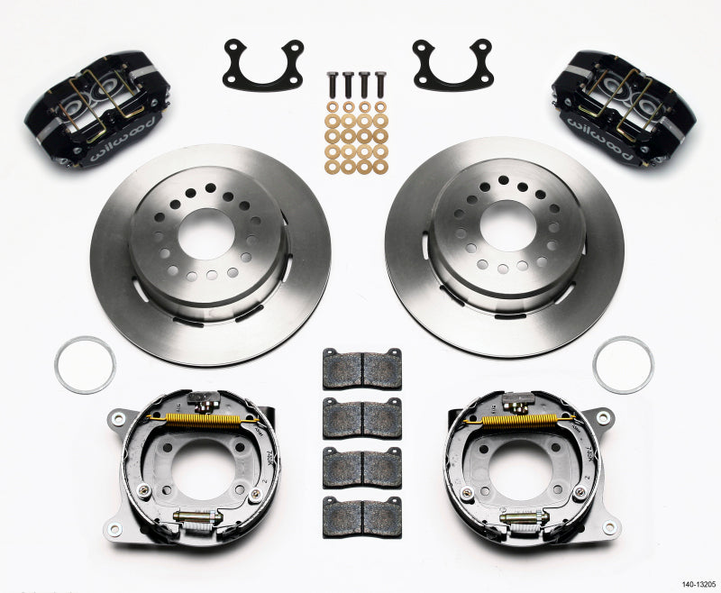 Wilwood Dynapro Dust-Boot P/S Park Brake Kit Small Ford 2.66in Offset 140-13205