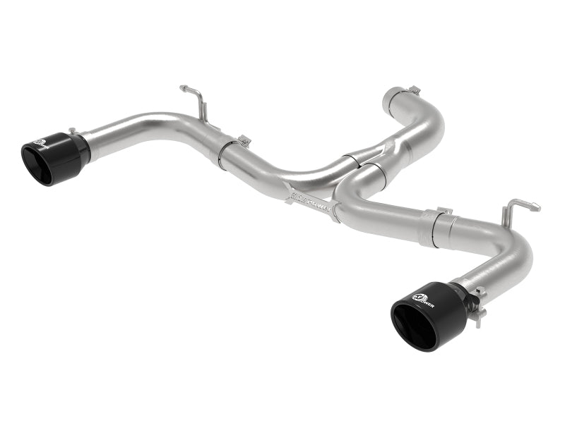 aFe MACH Force-Xp 3in to 2-1/2in Stainless Steel Axle-Back Black Exhaust 15-17 Volkswagen GTI 49-36417-B