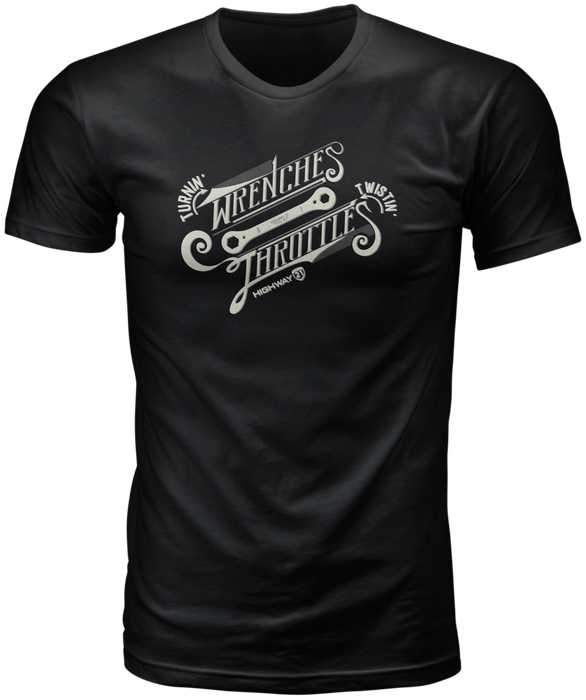 Highway 21 Men's Throttle Tee (Black, Small)