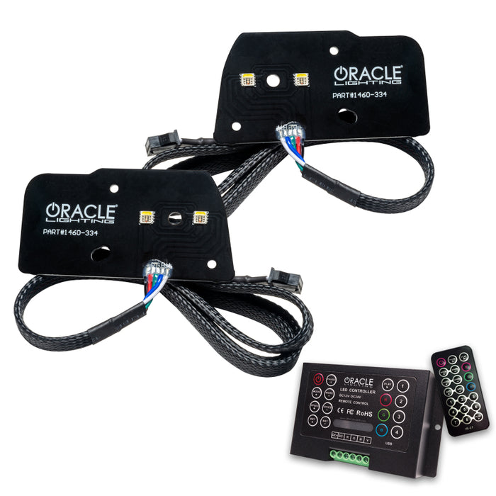 Oracle 21-22 Ford F-150 ColorSHIFT RGB+W Headlight DRL Upgrade Kit w/ 2.0 Controller SEE WARRANTY 1460-333