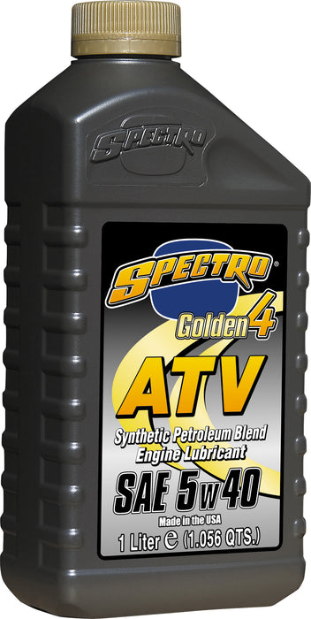 Spectro L.SG4ATV54 Golden ATV/UTV/SNO Semi-Syn 4T - 5W40-1lt. - 12/Case