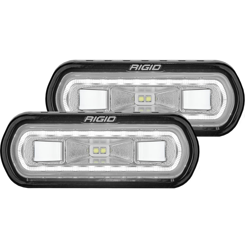 RIGID SR-L Series Surface Mount LED Spreader Pair w/ White Halo Universal 53120