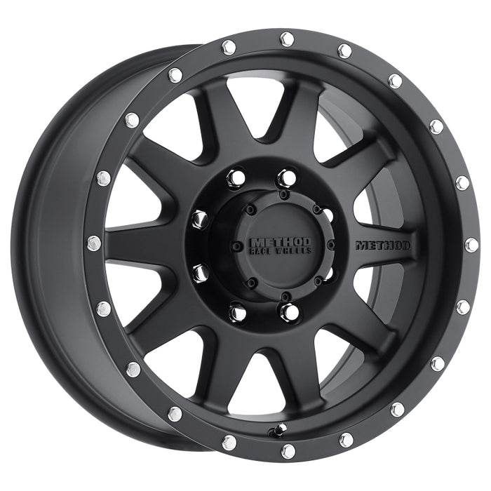 Method MR301 The Standard 17x9 -12mm Offset 8x170 130.81mm CB Matte Black Wheel MR30179087512N