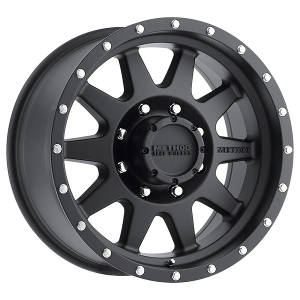 Method MR301 The Standard 18x9 +18mm Offset 8x6.5 130.81mm CB Matte Black Wheel MR30189080518