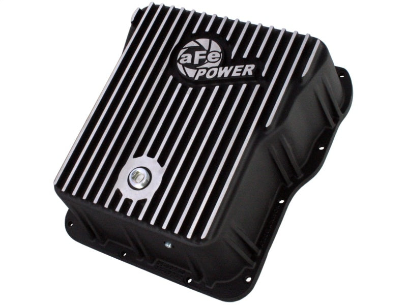 aFe Power Cover Trans Pan Machined Trans Pan GM Diesel Trucks 01-12 V8-6.6L Machined 46-70072