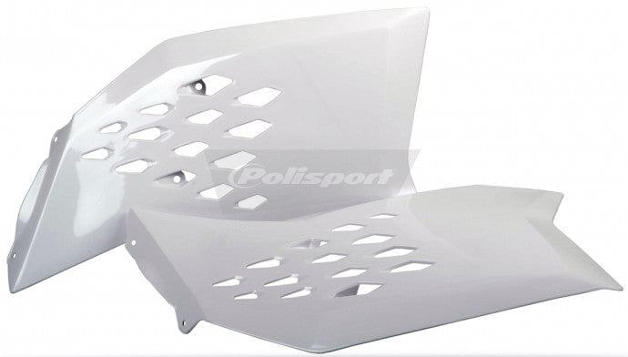 Polisport Radiator Shrouds White KTM EXC SX XC 07-10