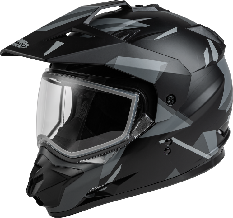 Gmax A2114074 Gm-11S Ripcord Adventure Snow Helmet Matte Black/Grey Sm