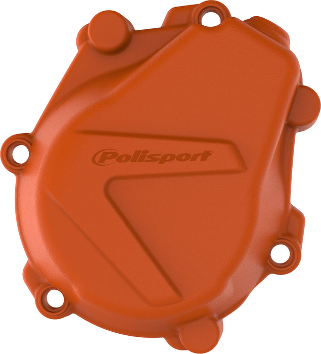 Polisport Ignition Cover Protector (Orange KTM) for 16-20 Husqvarna FE501HQ