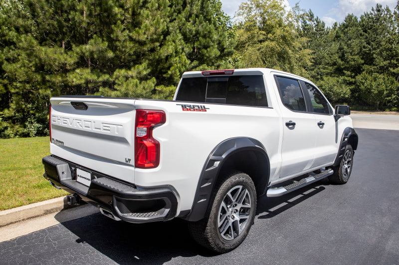 Bushwacker 19-21 Chevrolet Silverado 1500 DRT Style Flares 4pc Black 40984-02