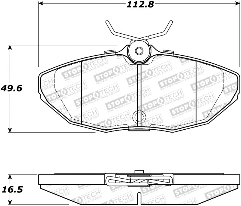 StopTech Street Brake Pads 308.0944