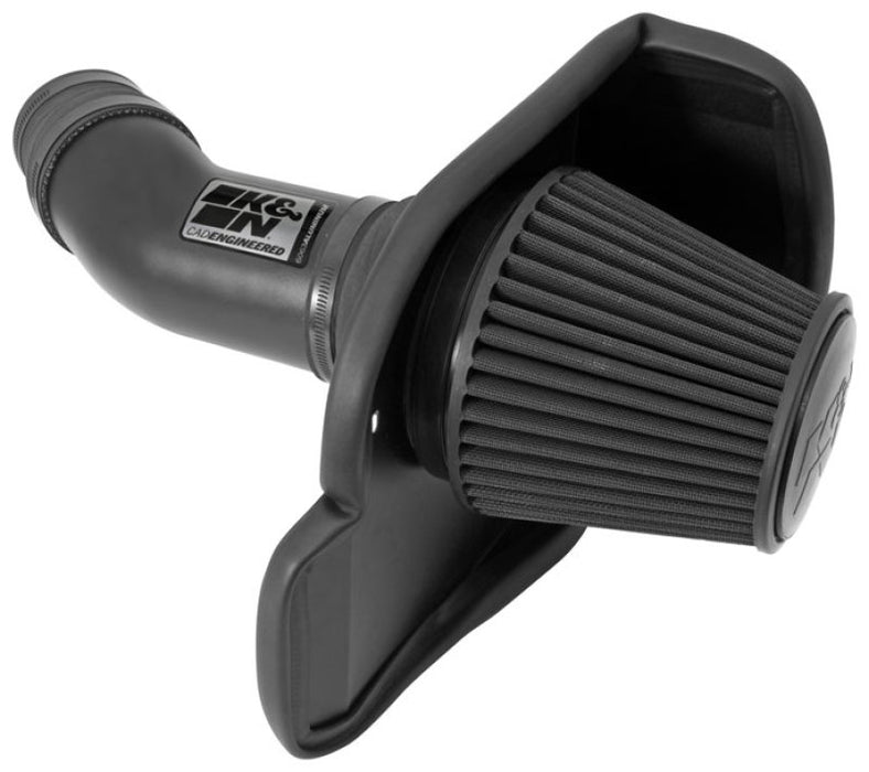 K&N 11-13 Compatible with Dodge Challenger V8/12-13 Charger V8 / 12-13 Chrysler 300 Black Performance Intake Kit 71-2545