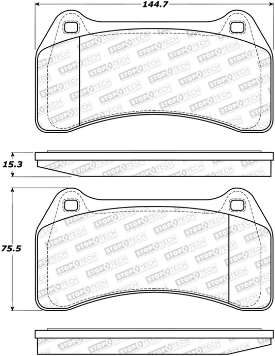 StopTech Street Brake Pads 308.0938