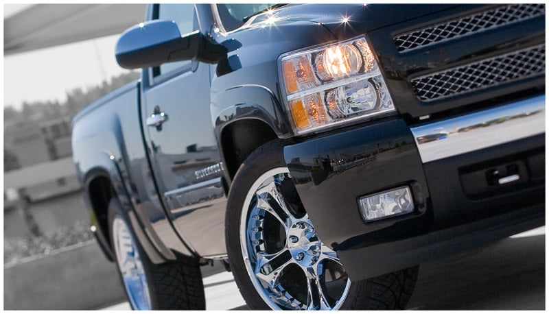 Bushwacker 07-14 Chevy Silverado 2500 HD Fleetside OE Style Flares 4pc 78.0/78.7/97.6in Bed Black 40923-02