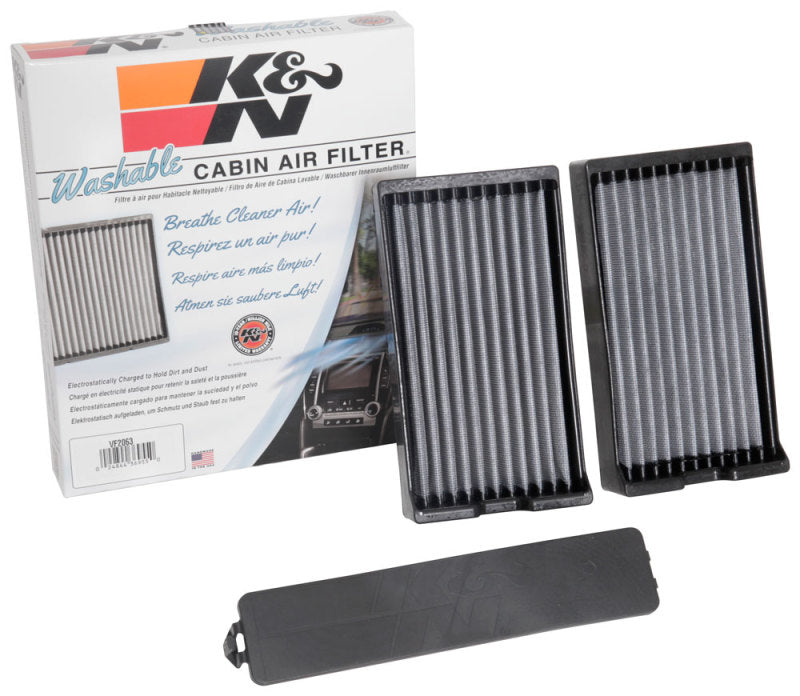 K&N 16-18 Compatible with Nissan Titan XD Cabin Air Filter (Set of 2) VF2063