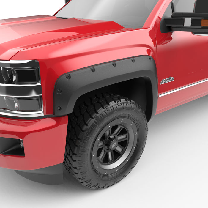 EGR 14+ Chev Silverado 6-8ft Bed Bolt-On Look Fender Flares Set Matte 791575