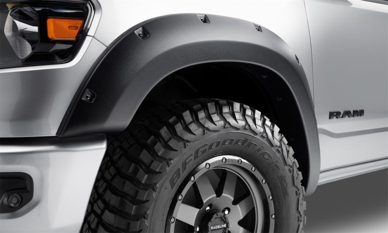 Bushwacker 02-08 Compatible with Dodge RAM 1500 / 03-09 RAM 2500 & 300 (Excl. Dually) Forge Style Flares 4pc Black 58203-08