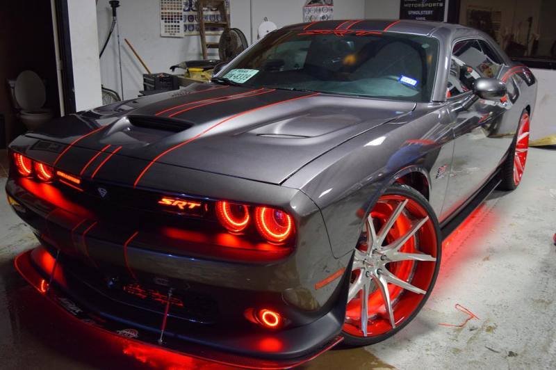 Oracle 15-21 Compatible with Dodge Challenger Waterproof LED Fog Light Halo Kit ColorSHIFT SEE WARRANTY 1236-333