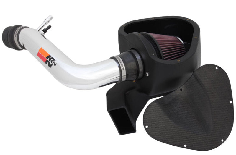 K&N 11-12 Ford Mustang 3.7L V6 Typhoon Cold Air Intake 69-3529TP