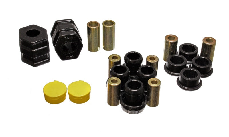 Energy Suspension 99-00 Honda Civic Si Black Front Control Arm Bushing Set 16.3115G