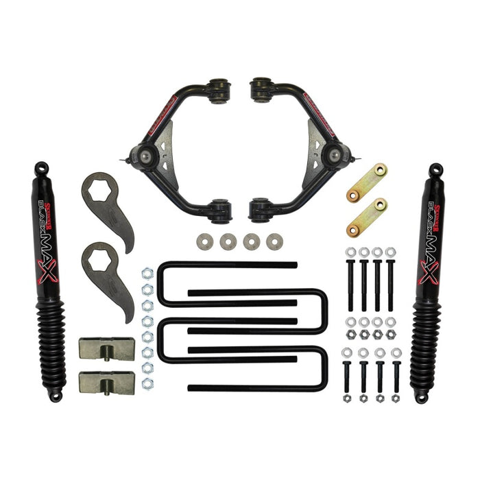 Skyjacker 2011-2019 GM 2500HD/3500HD 2WD/4WD 3-3.5in UCA Lift Kit w/Rear Black Max B8500 Shocks C11350PB