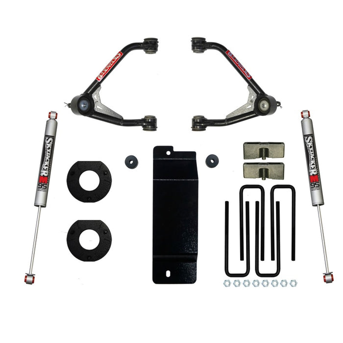 Skyjacker 2014-2016 GM 1500 4WD (w/Cast UCA) 3.5-4in UCA Lift Kit w/Rear Monotube M9500 Shocks C14350PM