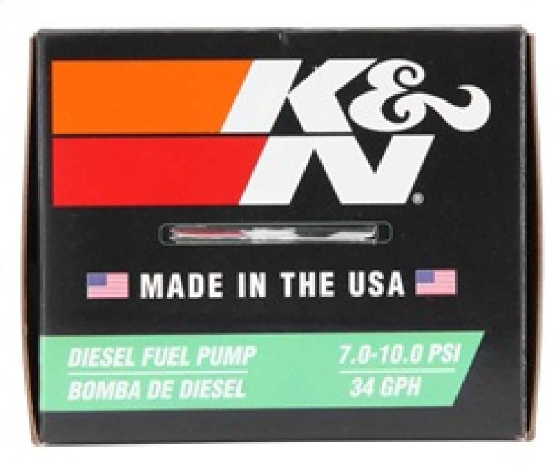 K&N Performance Electric Fuel Pump 9-11.5 PSI Diesel 81-0403